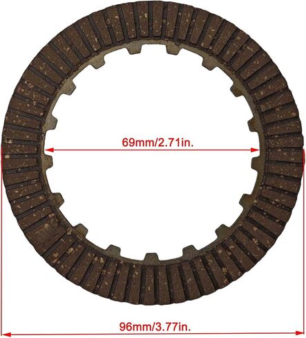 ATV Clutch Plates Set Replacement ATV Clutch Pads Plate Discs for Dirt Bike Gas Powered Semi Automatic Off-Road Pit Bike Pitbike Coolster Mountopz SSR TaoTao Go Karts Chinese Mini Bike in Saudi Arabia