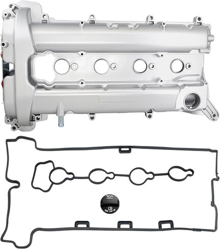 Engine Valve Cover with Gasket & Cap, Compatible with Chevy Captiva Sport 2011-2015, Equinox 2010-2017, Malibu 2013-2014, Orlando 2012-2014, Impala; GMC Terrain; Buick LaCrosse, Regal, Verano - 2.4L in Saudi Arabia