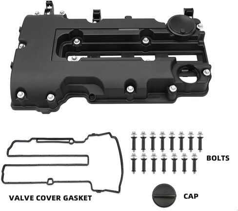 Engine Valve Cover Kit Compatible for Chevrolet Chevy Cruze Sonic Volt Trax Buick Encore Cadillac ELR 1.4L 2011-2020 OE Parts 55573746 25203036 25198877 in Saudi Arabia
