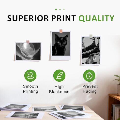 67XL Black Ink Cartridge Compatible for HP Ink 67 XL Black Printer Ink Cartridge Work for DeskJet 2700 2700e 2755e 2800 2855e 4155e 4255e 2852e Envy 6055e 6000 6455e (1 Black) in Saudi Arabia