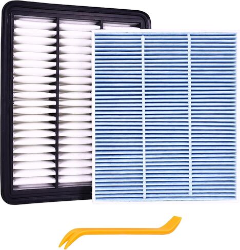 Engine Air Filter&Cabin Air Filter Combo Pack-Compatible with Mazda CX-9 CX9 2.5L 2016 2017 2018 2019 2020 2021 2022 2023-CF12157&CA12167 in Kuwait