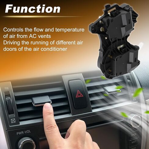 ACROPIX HVAC Heater Blend Door Actuator for Toyota Sienna 2011-2020 Replace 8710608101/22907S HVAC Air Door Actuator in Kuwait