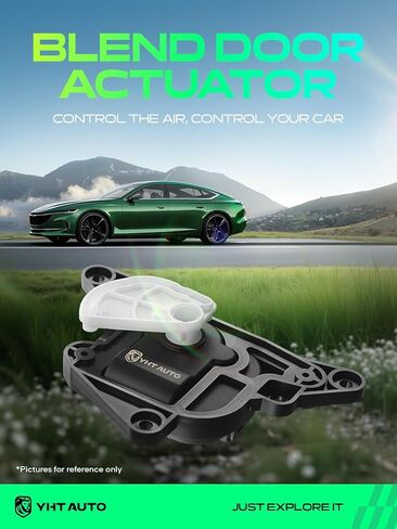 أذرع باب مزيج مشغل باب الهواء YHTAUTO HVAC - تناسب Hyundai Azera 2006-2010، Santa Fe 2006-2012، Sonata 2005-2010 - مشغل رفرف الهواء 5 دبابيس - يستبدل # 971603K000 in Kuwait