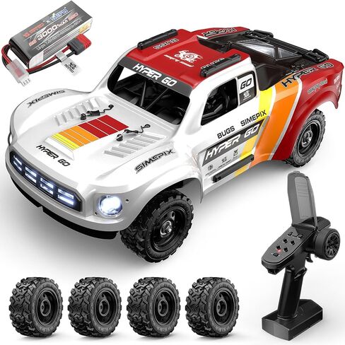 MJX Hyper Go 14211 RC Car, 1:14 Scale Brushless Remote Control Truck, High Speed 4WD Off-Road Vehicle with Metal Parts in Saudi Arabia