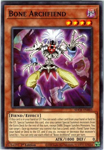 Bone Archfiend - SDCK-EN003 - المشترك - الإصدار الأول in Kuwait