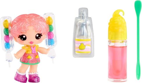 Yummiland x PEEPS Lip Gloss Doll- Molly Mallows with Scented Lip Gloss, Ages 4+ in Kuwait