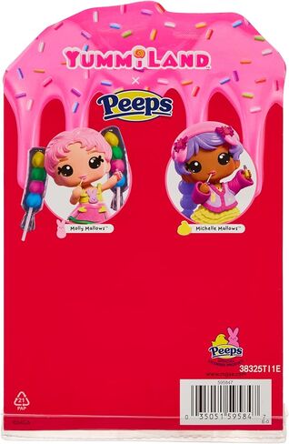 Yummiland x PEEPS Lip Gloss Doll- Molly Mallows with Scented Lip Gloss, Ages 4+ in Kuwait