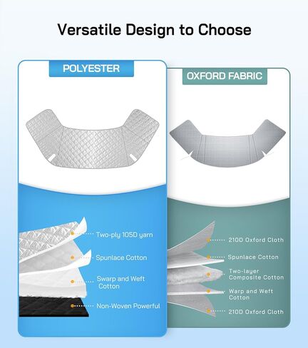 RV Windshield Cover for Ford E450,E350,E250,Econoline,Club Wagon 1997-2025 Motorhome, Class C RV Front Window Sunshade for UV Protection & Privacy Shield, White with Mirror Cutouts in Saudi Arabia