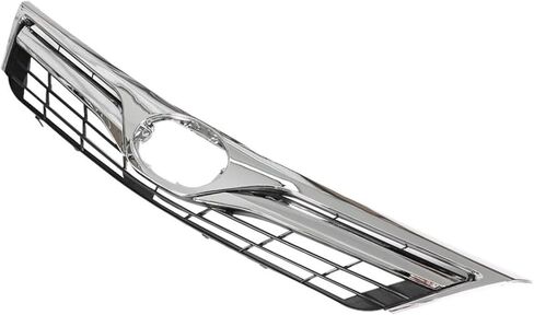 Front Bumper Upper Grille Grill Compatible with 2012 2013 2014 To-yota Camry LE XLE Sedan 4-Door Replacement for 5310106560, TO1200343 Chrome in Kuwait