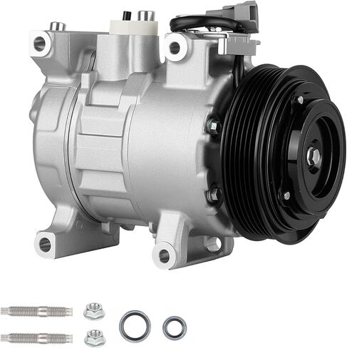 ضاغط تكييف الهواء الجديد من ILONPA مع قابض لـ Ram 1500 2014-2018 V6 3.6L، لـ 1500 Classic 2019 2020 2021 2022 V6 3.6L, 68158901AB 68158901AC in Kuwait