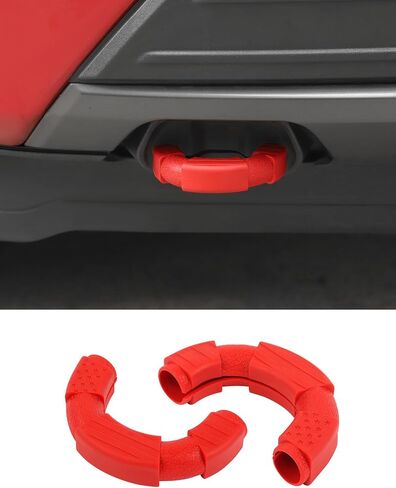 Tow Hook Cover for Ford F150 2009-2025 Front Tow Hook TPE Sleeve Protectors Exterior Accessories, Red in Kuwait