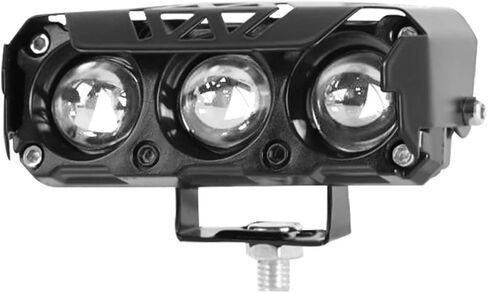 أضواء LED للدراجة النارية مصابيح شعاع عالية/منخفضة لشاحنة السيارات لسيارات الدفع الرباعي لـ UTV 12 فولت 24 فولت مصباح أمامي مساعد صغير للقيادة، أضواء ساطعة in Kuwait
