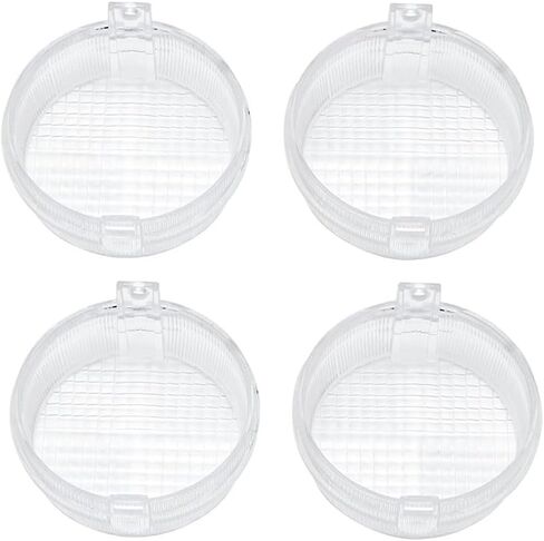 4pcs Motorcycle Clear Turn Signals Light Lens Covers Compatible with 1998-2018 Honda Shadow Phantom Spirit Fury Interstate Metropolitan Valkyrie 1300 600 750 VT400 VT750 VT1300 in Saudi Arabia