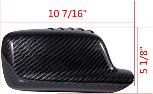 Astra Depot Compatible For Side Mirror Cover Cap 1999 2006 E46 E65 E66 330ci 323Ci 325Ci 328Ci 745i 750i 760i 2000-2008 Car Door - Left & Right (Carbon Fiber) in Kuwait