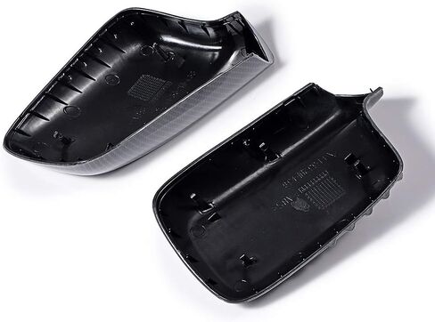 Astra Depot Compatible For Side Mirror Cover Cap 1999 2006 E46 E65 E66 330ci 323Ci 325Ci 328Ci 745i 750i 760i 2000-2008 Car Door - Left & Right (Carbon Fiber) in Kuwait