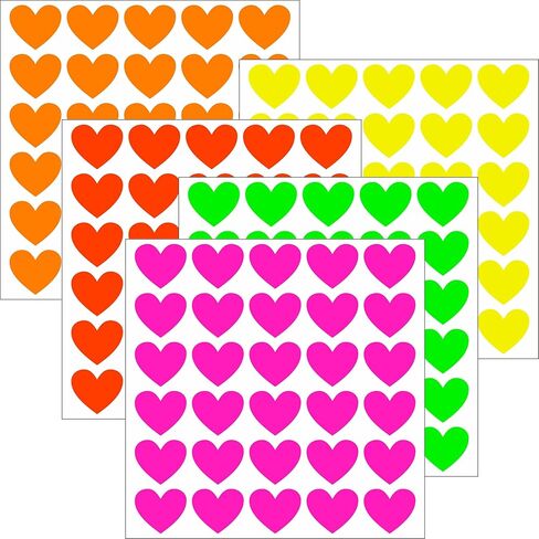 700 PCS Fluorescent Color Coding Stickers 1.57 x 0.75 Inch Rectangle in 5 Colors writable Colored Labells Sticker for Inventory and Home Organize, File Classification in Saudi Arabia