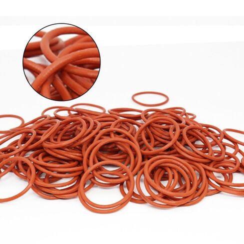 10pcs/lot Red Ring Silicone O ring CS2.5mm Thickness OD 55/60/65/70/75/80/85/90/95/100/150mm Rubber O-Ring Seal VMQ Gasket Rings(85x80x2.5mm) in Saudi Arabia