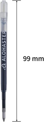 Alohaster Plastic Refills, for Parker Ballpoint Pens, Gel Ink, 0.5 mm, Black, 6 Count in Saudi Arabia