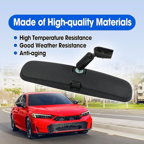 Rear View Mirror Fit for Honda Civic 2016-2021 Fit 2015-2020 Accord 2016-2022 HRV 2016-2024 CRV 2017-2024 Replace 76400-TF0-A01, Interior Mirror in Saudi Arabia