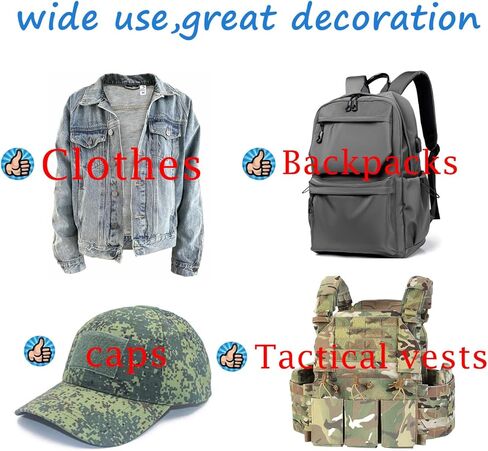 5 Pieces Embroidered Hook and Loop Fabric Repair Patches for Cosplay Costume Decoration in Saudi Arabia
