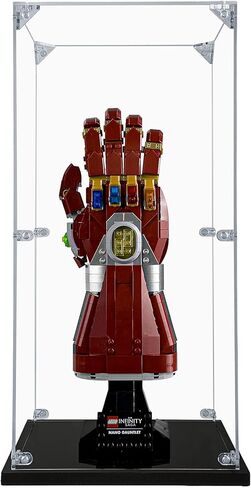 حافظة عرض أكريليك متوافقة مع مخالب Adamantium من Lego Wolverine #76250 حافظة عرض مقاومة للغبار (الحافظة فقط) (لم يتم تضمين مجموعات Lego) in Kuwait