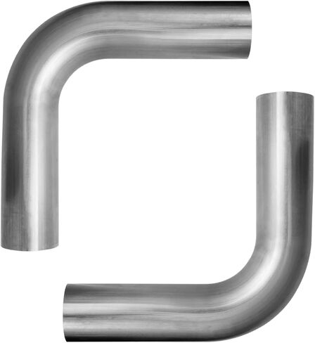 MXA 2 1/2 90 Degree Exhaust Pipe,2.5 inch Exhaust Elbow Pipe,90 Degree Stainless Steel Exhaust Bend Pipe, 90 ° DIY Custom Mandrel Exhaust Tubing 2 Pack (2.5" x5.9") in Saudi Arabia