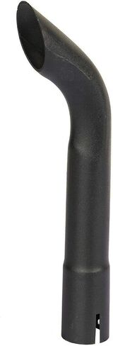 Exhaust Stack Pipe 1-1/2" x 12" Curved Black Universal in Kuwait