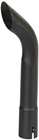Exhaust Stack Pipe 1-1/2" x 12" Curved Black Universal in Kuwait