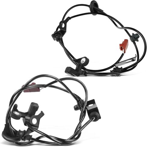 Set of 2 Rear ABS Wheel Speed Sensor (Left + Right), Fits for 2006-2012 Ford Lincoln Mercury Selected Models w/FWD, Replaces OEM 6E5Z2C182AA, 6E5Z2C187AA, 10393 in Kuwait