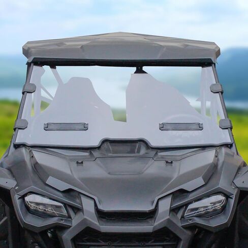 زجاج أمامي كامل متوافق مع ملحقات 2019-2024 Honda Talon 1000، معطف صلب شفاف من البولي نافذة أمامية بفتحات تهوية لسيارة Honda Talon 1000R/ 1000X/ 1000X-4 in Kuwait
