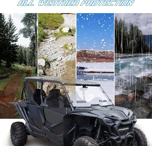 زجاج أمامي كامل متوافق مع ملحقات 2019-2024 Honda Talon 1000، معطف صلب شفاف من البولي نافذة أمامية بفتحات تهوية لسيارة Honda Talon 1000R/ 1000X/ 1000X-4 in Kuwait