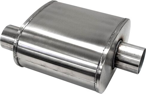 CORSA EXHST Corsa - Custom Sport Muffler 304SS 3in Offset In / 3in Center Out 10in Length (CP300CT) in Kuwait