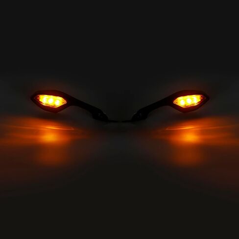 Green-L Rearview Side Mirror with LED Turn Signal Light Fit for Yamaha YZF R1 2015-2025 R1S 2016-2018 R1M 2016-2024 R6 2017-2022 in Kuwait