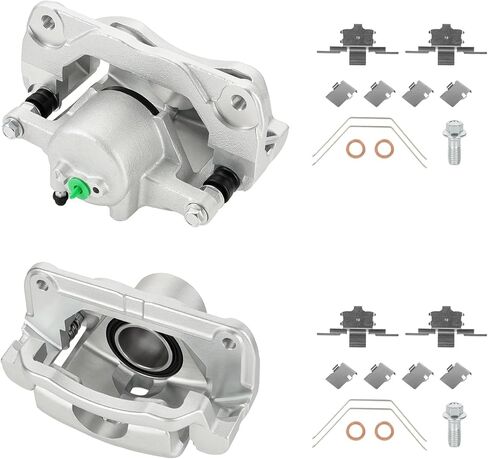 Front Brake Caliper Assembly w/Bracket for Front Brake Calipers Fit for 2006-2012 Ford Fusion, 2006-2013 Mazda 6, 2006-2011 Mercury Milan, 2007-2012 Lincoln MKZ, 2006 Lincoln Z, 18-B5000 18-B5001 in Kuwait