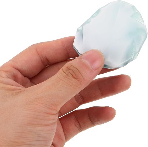LIOOBO 30pcs Miniature Resin Ice Cubes Faux Ice Blocks for Dollhouse Christmas Winter Scenery Blue Chunks for Arctic Landscape Model Water Features Decor in Kuwait