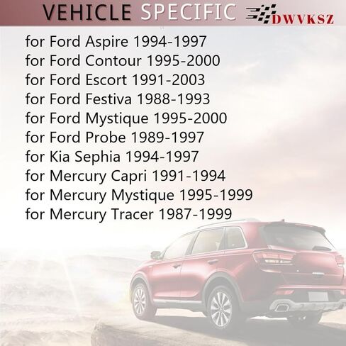 استبدال ختم عمود ناقل الحركة اليدوي لـ Ford Probe 2.5L 1993 1994 1995 1996 1997، لـ Mercury Tracer 1.6L 1987 1988 1989 1990، لـ Capri 1.6L 1991 1992 1993 1994، 1 Pack in Kuwait