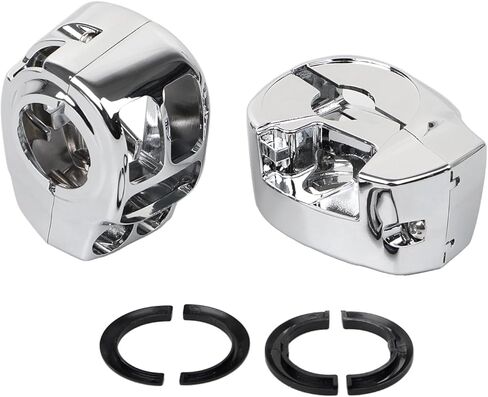 Vivid/Gloss Black Motorcycle Handlebar Switch Housing Hand Control Housings Fit for Harley Touring Road King Electra Street Glide Trike 2014-2023 in Kuwait