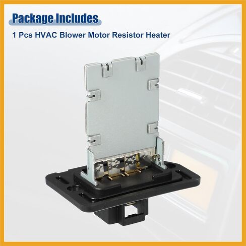 سيارة HVAC منفاخ موتور المقاوم سخان استبدال صالح لكيا فورتي 2014-2018 لكيا سورينتو 2011-2019 NO. 20424/971283K000 - عبوة من قطعة واحدة بديلة باللون الأسود in Kuwait