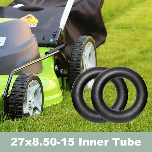 أنبوب داخلي 27x8.50-15، أنبوب 27X9.50-15، أنبوب داخلي للإطارات 27X10.50-15 مع صمام TR15 مناسب لجرارات الحدائق المختلفة وجزازات العشب وعربات العشب - قطعة واحدة in Kuwait