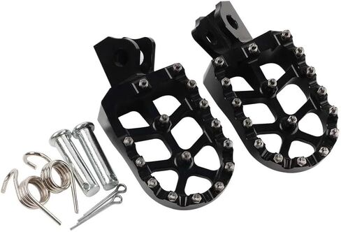 / Fit For Kawasaki KLX 230 R S SM KLX230R KLX230S KLX230SM 2020-2024 KLX 230SM 230R 230S Motorcycle Footrest Footpegs Foot Pegs Rest Highway Footpegs(Black) in Saudi Arabia