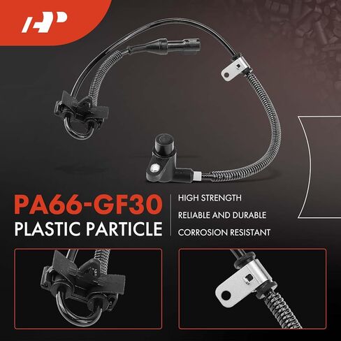 A-Premium ABS Wheel Speed Sensor Compatible with Ford Models - Windstar 1999 1999 2000 2001 2002 2003 - Front Right Passenger Side, Replace# XF2Z2C204AC, SF2Z2C204AB in Kuwait