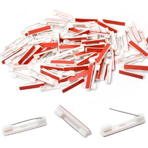 Surf turtle 100 Pcs Safety Pins,Badge Pins with Sticky Strips for Name Tags & ID Badges in Saudi Arabia