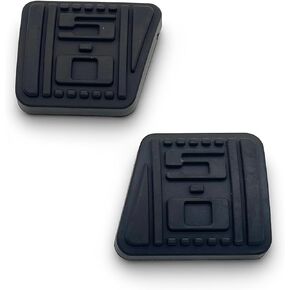Brake Pedal Pads 5 Speed Manual 5.0 Embossed Clutch & Brake Pedal Pads Non Slip Rubber Compatible with 1979-1993 Mustan E0ZZ-2457 E0ZZ-7624 in Kuwait