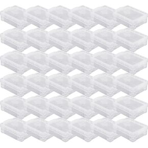 Simply Tidy Stacking Crayon Box - Plastic Storage Containers for School Supplies, Sewing and Crafts - Clear, Bulk 36 Pack in Saudi Arabia