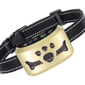 Dog Bark Collar, Anti Bark Collars for Large Medium Small Dogs with 7 Level Sensitivity Adjustable and 4 Stop Barking Modes, Rechargeable Bark Collar No Shock for Dogs with Beep Vibration Shock in Saudi Arabia