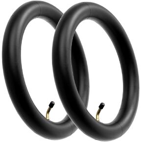 10x2.125 Heavy Duty Scooter Tubes with Angled Valve Stem TR87 (2-Pack), Compatible for 10x1.90 10x1.95 10x2.0 10x2.125 54-152 Tire, Like F20, F25, F30, F40 Electric Scooter, Black in Saudi Arabia