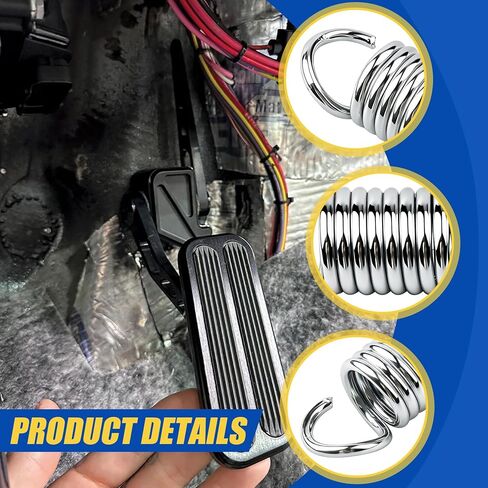 Throttle Pedal Spring Upgrade,Compatible with 2001-2005 6.6L LB7-LLY Duramax 2500/3500 Trucks, Less Sensitive Throttle Pedal Replacement Parts,2 Pack in Saudi Arabia