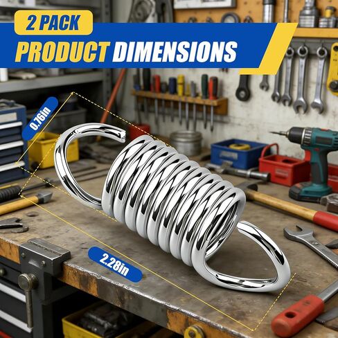 Throttle Pedal Spring Upgrade,Compatible with 2001-2005 6.6L LB7-LLY Duramax 2500/3500 Trucks, Less Sensitive Throttle Pedal Replacement Parts,2 Pack in Saudi Arabia