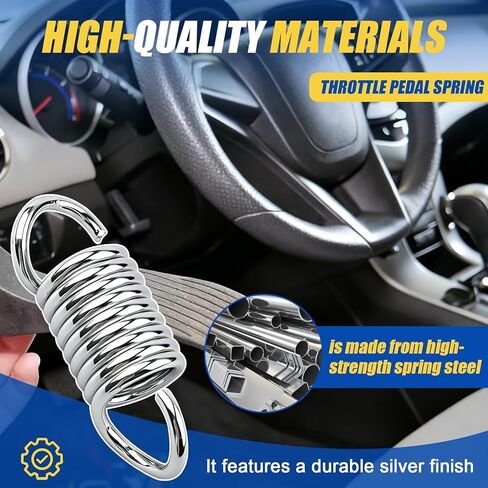 Throttle Pedal Spring Upgrade,Compatible with 2001-2005 6.6L LB7-LLY Duramax 2500/3500 Trucks, Less Sensitive Throttle Pedal Replacement Parts,2 Pack in Saudi Arabia