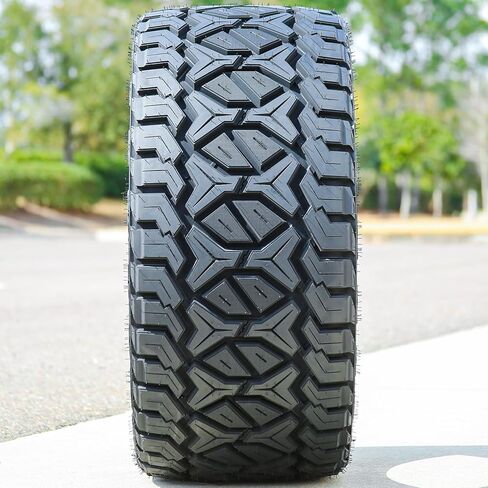 Gripmax MaxGrip R/T+ R/T All-Terrain Mud Off-Road Light Truck Radial Tire-33X12.50R24LT 33X12.50X24 33X12.50-24 110Q Load Range F LRF 12-Ply BSW Black Side Wall in Saudi Arabia